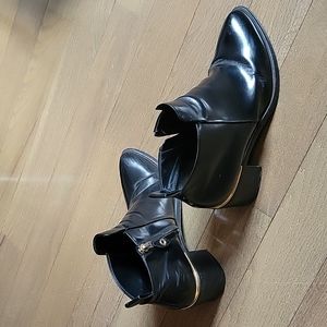 Louis Vuitton patent leather booties